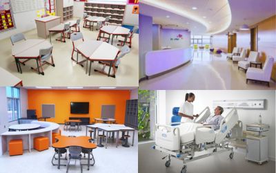 furnishing solutions for schools and hospitals in hyderabad available at aplusb studio